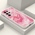 Fashion Colorful Marble Phone Case for Samsung Galaxy S24 S25 Ultra S22 Plus S23 FE A16 5G A15 A35 A55 A34 A54 A33 A53 A52 Cover