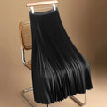 Elegant High-Waisted Medium-Length Pleated Skirt For Women