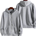 Zipper Hoodies Women/Men Fashion Long Sleeve Hooded Sweatshirt Casual Sportwear Solid Clothes