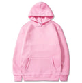 Hoodies For Men Casual Hooded Sweatshirt Men's Simple Tops Solid Color Thick Clothings Male