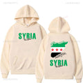 Damascus Syria Hoodie Women/men Harajuku Aesthetic Hoodies Clothes Pullover Syria Double Sided Sweatshirt