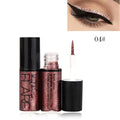 Eyeliner professionnel brillant pour femmes, pigment argent, rose, or, liquide, paillettes, maquillage, beauté