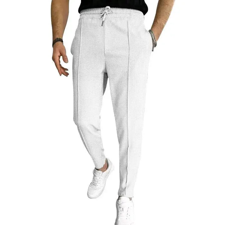 Pantalon de sport décontracté à cordon de serrage pour homme, motif Walf Checks, magasin indépendant européen et américain, commerce extérieur