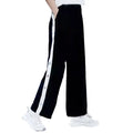 American straight leg printed pants men's