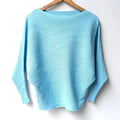 Spring Loose Knitted Pullovers Sweater Tops Women Fashion O-Neck Long Sleeve Ladies Knitted Pullover Jumper Bat wing Casual Top