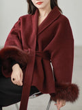 Fur Woolen Coats For Women