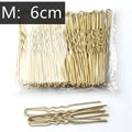 50Pcs/Bag Women U Shaped Metal Hair Pins Hair Pins Headwear Hair Accessories