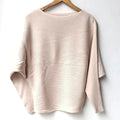 Spring Loose Knitted Pullovers Sweater Tops Women Fashion O-Neck Long Sleeve Ladies Knitted Pullover Jumper Bat wing Casual Top