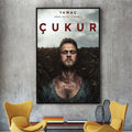 Affiche de la série télévisée turque Cukur, affiche de bricolage, papier kraft, affiche vintage, art mural, peinture, autocollants d'étude, peinture murale de grande taille