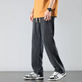 Small Straight Elastic Casual Pants for Men