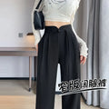 Women Suit Pant High Waist