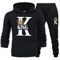 Nouvel ensemble de pulls pour hommes et femmes d'automne et d'hiver KING QUEEN