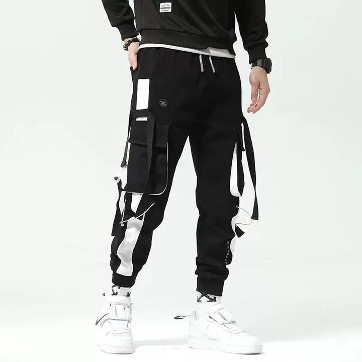 n-style functional parachute army cargo pants