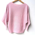 Spring Loose Knitted Pullovers Sweater Tops Women Fashion O-Neck Long Sleeve Ladies Knitted Pullover Jumper Bat wing Casual Top