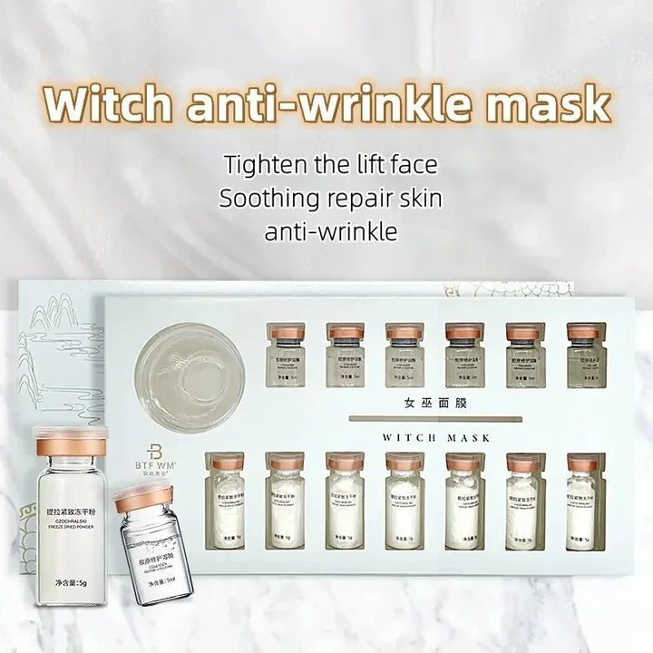 Collagen Hyaluronic Acid Face Mask DIY Hyaluronic acid V Face Lifting Firming Whitening Mask Fine Lines Anti-wrinkle Skin Care