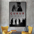 Turkish TV Series Cukur Poster DIY Poster Kraft Paper Vintage Poster Wall Art Painting Study Stickers Big Szie Wall Painting