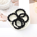 New Black Scrunchies High Elasticity Durable Hair Tie Hair Rubber Band For Women Simple Hair Accessories Headwear Hair Rope