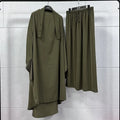 Ramadan Abayas Sets  2 Piece Set Muslim Women