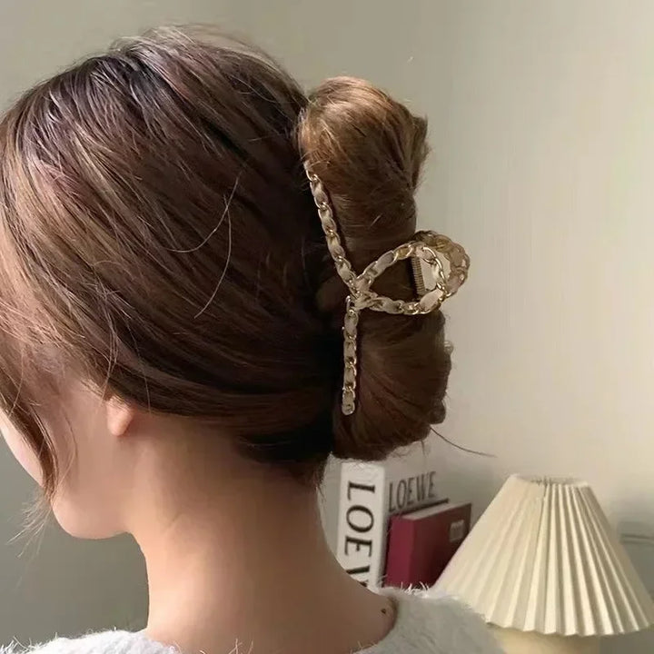 Pinces à cheveux en métal Accessoires pour cheveux de couleur dorée