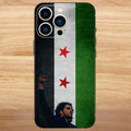 Coque de téléphone avec drapeau de la révolution syrienne pour iPhone 16 15 14 13 12 11 Pro Max