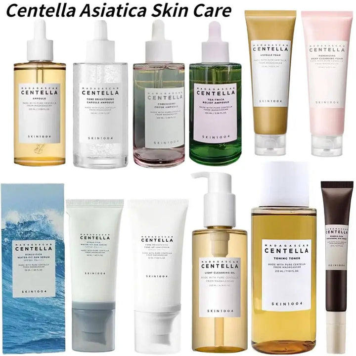 Centella Asiatica Essence/Eye Cream/Cleanser/Cleansing Oil/Sun Cream/Toner Moisturizing Calming Brightening Face Serum Skin Care