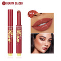 Rouge à lèvres solide hydratant Beauty Glazed Rouge à lèvres juteux et scintillant Lèvres brillantes Repulpantes Nourrissantes Maquillage pour les lèvres des femmes 12 couleurs Nouveau