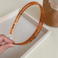 Oval Headband Elastic Hair Hoops Women Wash Face Non-slip Headbands Hair Band Girls Fashion Korean Headwear Coffee Accessories