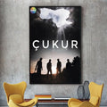 Affiche de la série télévisée turque Cukur, affiche de bricolage, papier kraft, affiche vintage, art mural, peinture, autocollants d'étude, peinture murale de grande taille