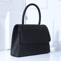 New Silver Bright Silk Evening Bag Women Elegant  Chain Shoulder Bags Luxury Purse Female Handbag