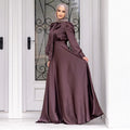 Robe en satin pour femme