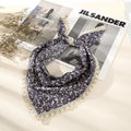 Small Floral Triangle Headband Bandana For Women Seaside Holiday Hair Accessories Hair Scarf Turban Hair Bands Retro Styling