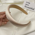 Satin Silk Hair Bands for Women Hair Accessories Sponge Headband