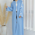 Abayas for Women Bowknot Kimono Dress