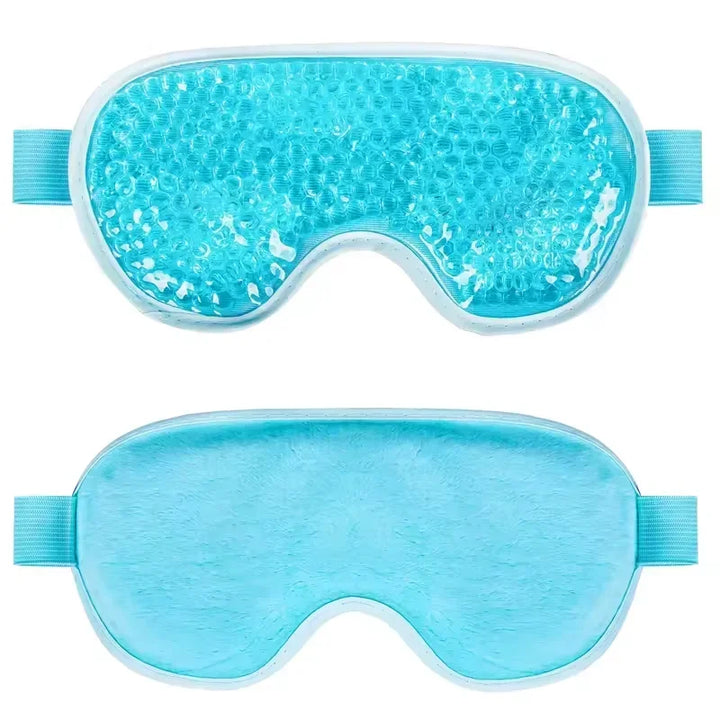 Cooling Eye Mask with Gel Bead Reusable Cold Compress Ice Pack Sleeping Eye