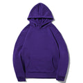 Hoodies For Men Casual Hooded Sweatshirt Men's Simple Tops Solid Color Thick Clothings Male