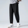 Light mature style autumn and winter new men's wide cut drape straight leg pants