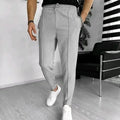 Men's Walf Checks European American Independent Store Foreign Trade Pullstring Sports Casual Trousers For