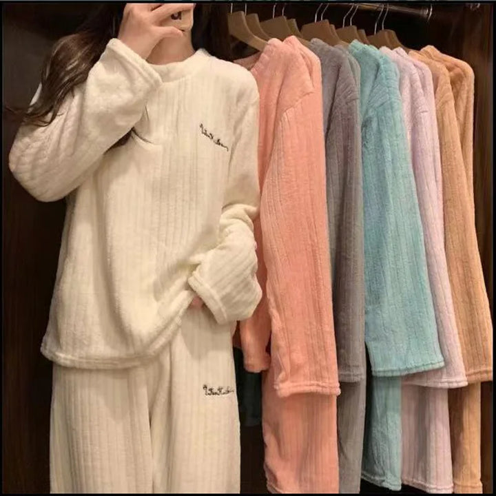 Winter Women's New Pajamas Homewear Suit Women's