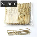 50Pcs/Bag Women U Shaped Metal Hair Pins Hair Pins Headwear Hair Accessories