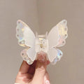 Acetate Butterfly Hair Claw Clip Marble Pattern Hair Clip Women Gradient Hair Crab Back Of Head Hair Shark Clip Hair Accessories