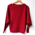 Spring Loose Knitted Pullovers Sweater Tops Women Fashion O-Neck Long Sleeve Ladies Knitted Pullover Jumper Bat wing Casual Top