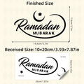 Moon Star Ramadan Mubarak Wall Stickers Art Home Decorations Wall Decals For DIY Living  Bedroom Wall Decor