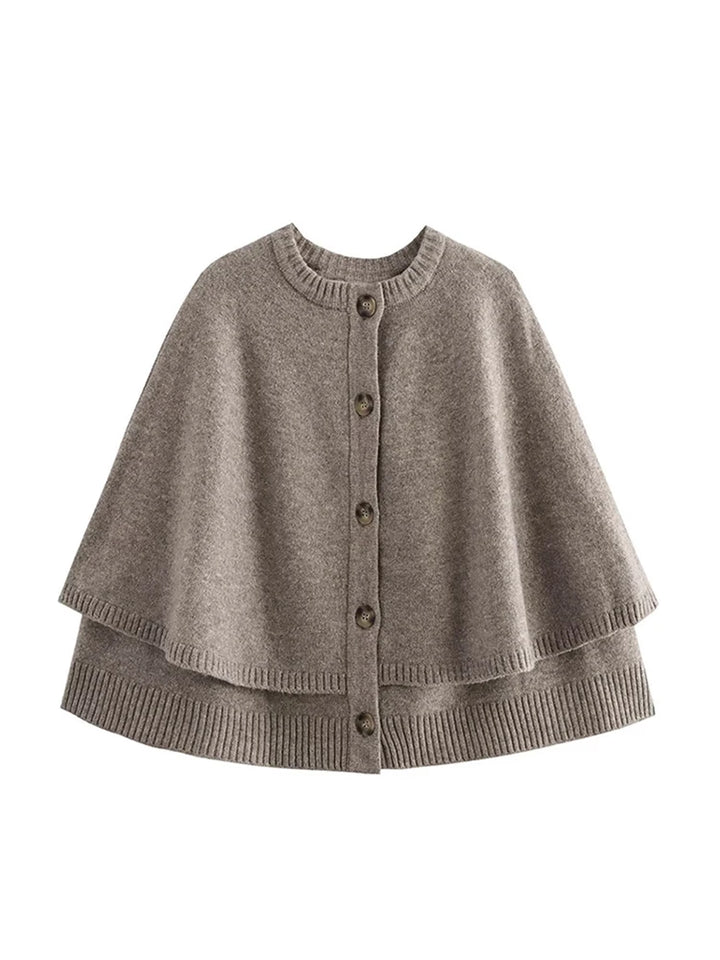 Cardigan tricoté à la mode pour femme, col rond, simple boutonnage, pull décontracté pour femme, solide, doux, ample, tricot pour dame