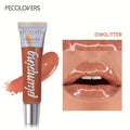 1PC Glitter Lip Gloss Moisturizing Fruit Lip Oil Transparent Fullness Lips Tint Soft Tube Makeup Lip Beauty Care