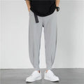 Light mature style autumn and winter new men's wide cut drape straight leg pants