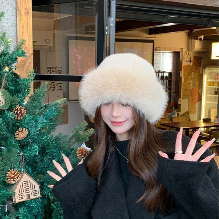 Women Fur Cap Fur Hat Autumn And Winter