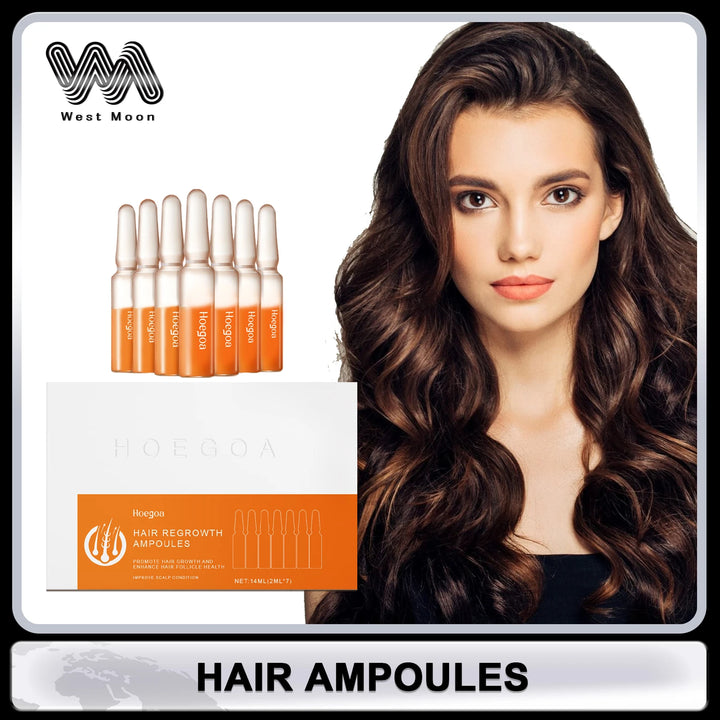 Ampoules pour la croissance des cheveux Repousse Anti-chute Réparation des pointes fourchues Cheveux secs abîmés Huile essentielle Nourrissante du cuir chevelu Soins capillaires portables