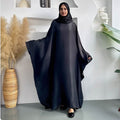 Solid Color Breathable Batwing Sleeve Robe