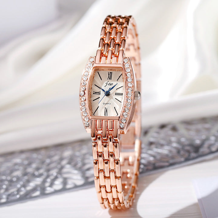 Montre de mode carrée en forme de seau pour femme Bijoux de mode