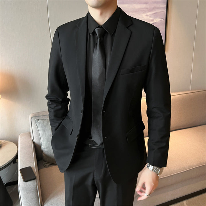 Veste pour homme Slim Fit Costume décontracté Coréen Jeunesse Grande taille Meilleur costume pour homme uniquement